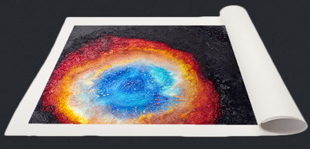 rolled canvas Helix nebula oil painting